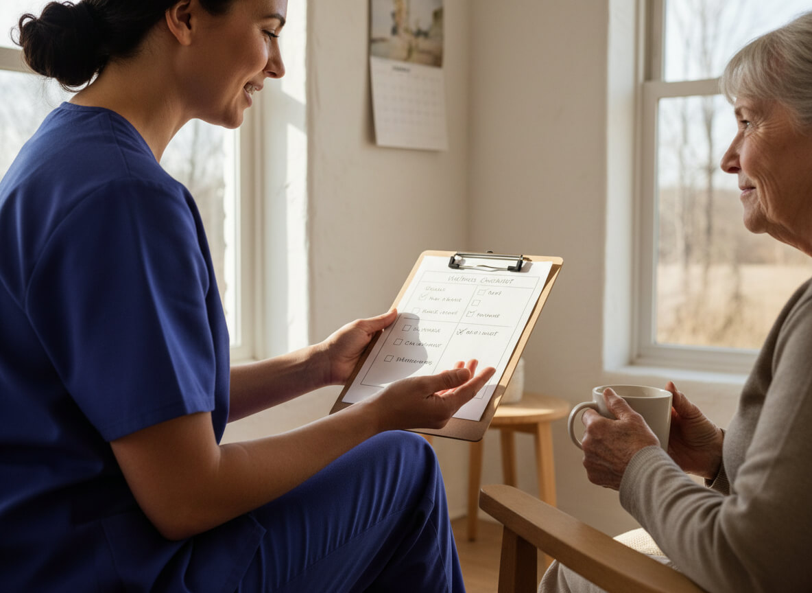 caregiver planning with patient img